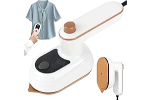 DAJASD Ferro da Stiro da Viaggio, Mini Ferro da Stiro Portatile, Mini Ferro da Viaggio, Vaporizzatore per Indumenti da Viaggio, Stiratura Veloce per Viaggi di Lavoro a Casa