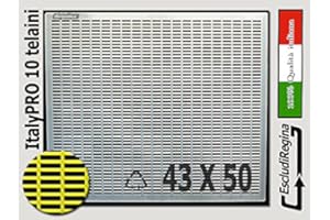 Agraria Ughetto Apicoltura ESCLUDI Regina in Plastica ItalyPro 43x50 Transparent | Stock 10 Pezzi | Made in Italy