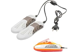 DAWRIS suszarka do butów Elektryczna, ogrzewacz do butów, suszarka do butów na śnieg, mini suszarka do butów narciarskich, odświeżacz zapachu, suszarka do butów wędrownych lub butów narciarskich, buty