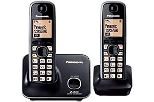 Panasonic KXTG3712 Cordless Phone (Black)