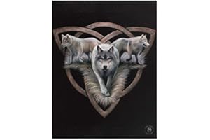 SOMETHING DIFFERENT Petit Loup Trio Photo sur toile par Anne Stokes