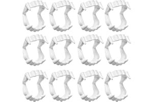 Enyacos 12 Stücke Halloween Vampirzähne,Zombie Werwolf Monster Zähne,Vampire Fangs,Vampire Teeth，Vampirzähne Für Erwachsene Und Kinder，Halloween Schminke，Halloween Make Up ,Vampir kostüm Accessoires