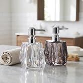 Deconox 1 Adet Akrilik Sıvı Sabunluk Seti (200 ml) - 2 Farklı Renkli Kırılmaz Şeffaf Banyo ve Mutfak D&uuml;zenleyici Şık Losyon v