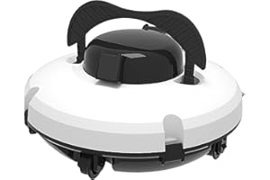 Tokenhigh Pool Robot Cleaner, Automatic Pool Vacuum Cleaner, Wireless Pool Robot, 5200 mAh Battery, Pulizia Doppio Motore, Fine Filtration Mesh for Underwater Scenarios, Swimming Pools