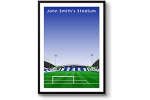 HOME GROUND GroundDesigns Huddersfield Town AFC Football Gift John Smith's Stadium Art Print