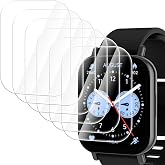WD&amp;CD 6 Pcs Tempered Glass Compatible for Xiaomi Redmi Watch 5 Lite, Premium Tempered Glass Screen Protector Compatible with