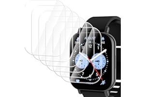 WD&CD Folia ochronna kompatybilna z Xiaomi Redmi Watch 5 Lite, 6 sztuk, hydrożelowa folia ochronna na wyświetlacz kompatybilna z Xiaomi Redmi Watch 5 Lite, ultracienka folia chroniąca przed zarysowaniami