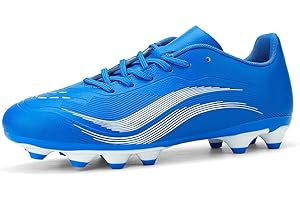 GOGOUP Chaussures de Football Homme Spike Crampons Profession Chaussures de Foot Adultes Athlétisme Entrainement Chaussures de Sport