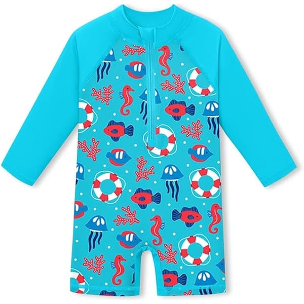 Maillot De Bain Bébé Manches Longues BesserBay UPF 50+ Protection Solaire 0-36 Mois