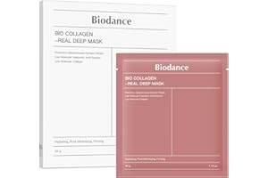 AORZ Biodance, maschera idratante in idrogel al bio-collagene, 34 g x 4ea (4 pezzi (confezione da 1)