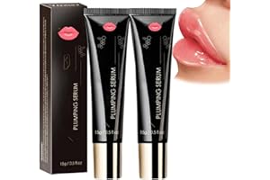 OWSEN Plumpify Plumping Serum Oil, Plumpify Lip Oil Plumper, Plumpify Lip Boosting Serum,Moisturizing Lip Plumper,Instant Volumizing Lip Plumping Gloss,Reduce Fine Lines Lip Care Serum Lips Enhancer (2Pcs)