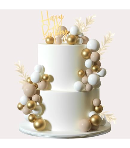YGCHEN Boemia Palla Decorazioni Torta Compleanno Decorazione per Torta Arcobaleno Topper Torta Boho Mini Ball Cake Topper Decorazioni per Feste Matrimonio Topper per Torte Ragazze
