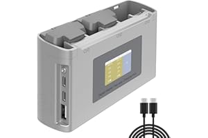 MVMOD Mini 4K/Mini 2 Battery 2Pack with Charging Station, 2400mAh 7.7V 31Mins Flight Time Intelligent Batteries for DJI Mini SE Drone with Display Two-Way Charging Hub