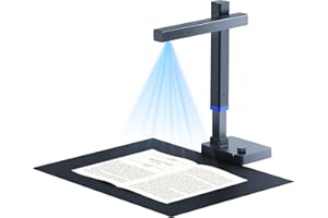 ‎CZUR CZUR Shine Ultra A3 Scanner, tragbarer Dokumentenscanner, Faltbare Buchscanner, Dokumentenkamera Visualizer mit OCR 180+ Sprache, Stufenlos LED, Schnell-Scanner für Windows & macOS (13 MP)