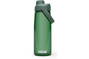 Camelbak THRIVE CHUG 740ml – bike bottle – leak-proof – soft drinking spout – ideal for on the go – keeps hydrated even on hot days – Forest Green, size: OS