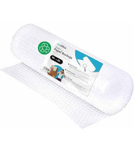 All4All Pluriball Da Imballaggio: Rotolo Millebolle 100x90 Cm - Bolle Da 5mm Per Spedizioni Sicure