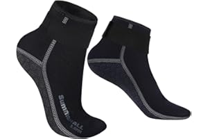 Summshall Calcetines Neopreno, Hombres Mujeres 3MM Calcetines de Neopreno Escarpines Calcetines de Buceo para y Deportes Acuáticos