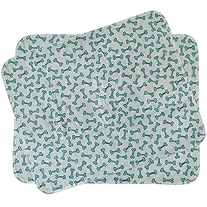 rocket & rex Washable Pee Pads for Dogs. 2-Pack, Large (30x36). for Housebreaking, Incontinence, Training, Travel. Reusable, Waterproof & Fast Absorbing. Great for Bed Wetting, Mattress Protection.