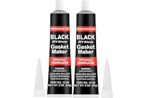 Kiuiom Joint Carter Huile Moteur,Pate a Joint Moteur,Mastic d'étanchéité pour Moteur,Pate a Joint Moteur Haute Temperature,Plage de Résistance à la Chaleur de -60℃-320℃ -85g (2PCS)