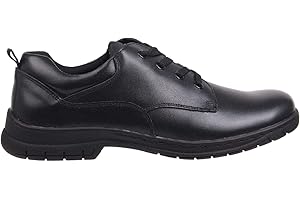 Kangol Churston Kinder Schuhe Schulschuhe Leder Smart Halbschuhe Schnuerer