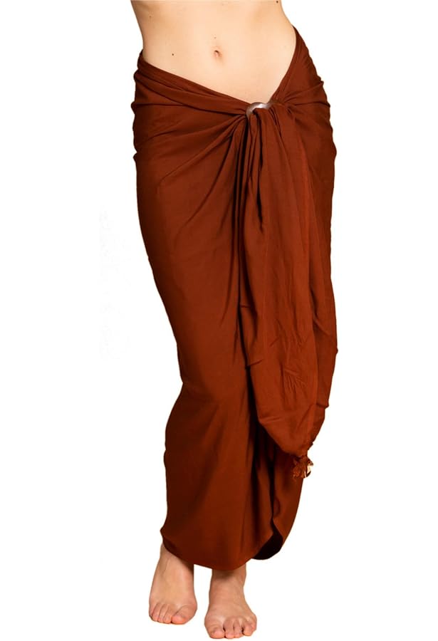 PANASIAM Sarong Batik Tie Dye - Paréo 100% Viscose Naturelle, Foulard Été Multifonction Homme Femme