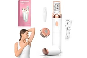 LEEWENYAN Soft Pro Skin Facial Hair Remover, 2025 New Facial Epilator for Women, Face Hair Removal Device, Lady Epilatór Body Hair Remover, Washable Portable Epilator for Women Cordless with Smart Light