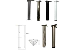 Stolmet Adjustable Breakfast Bar Worktop Support Table Kitchen Leg 710/820/1100 mm (1100mm, Aluminium)