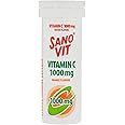 Sano Vit Vitamin C Effervescent Tablets Orange Flavour, 1000 Mg, 10 Tablets