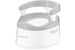 JOOL BABY PRODUCTS Jool Baby Potty Chair for Toddler Toilet Training - Splash Guard & Back Support (Grey)