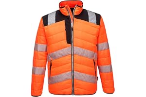 Portwest PW371 PW3 Hi-Vis Våffeljacka Texpel Fläckbeständig Vattenavvisande