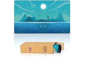 Paramint Island Mana Scenery (Stitched) - MTG Playmat - Compatible with Magic the Gathering Playmat - Play MTG, YuGiOh, TCG - Original Play Mat Art Designs & Accessories