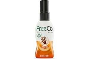 FREECÔ FreeCo Bloccante ed Eliminatore di Odori per il Bagno (Before You Go) – Spray agli Oli Essenziali Naturali | Ideale per Casa, Ufficio, Ristoranti e Viaggi | Confezione da 1x60ml – Fragranza Spezie