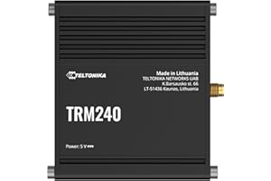 Teltonika TRM240, Industrial Grade Cellular LTE Cat 1 Modem with, TRM240000000 (Cellular LTE Cat 1 Modem with Rugged Aluminium housing LTE Industrial Remote Board with USB Interface and)