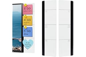 EuAcesry Computer Monitor Memo Board, Pack of 2 Memo Board for Computer Monitors, Message Board, Creative Acrylic Message Boards for Computer Monitors, Sidewall (Left and Right)