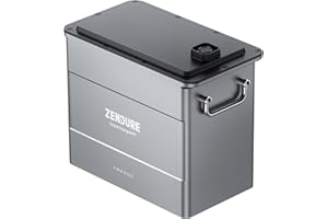 ZENDURE SuperCharged AB2000, Balkonkraftwerk mit Speicher, 1920Wh LiFePO4 Akku, 7680Wh Erweiterbare Kapazität, Wasserdicht IP65, Selbsterwärmende Funktion