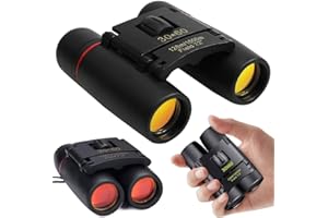 ETRADEMART Portable Mini Binoculars 30x60, Folding Waterproof Mini Telescope with 8X Magnification Day Vision for Adults Kids Folding Binoculars Ideal for Hunting Bird Watching Hiking Sightseeing
