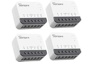 SONOFF ZBMINIR2 Zigbee-brytare, 4 stycken, neutral | Zigbee-omkopplare utan neutral, kräver en Zigbee-hubb för intelligent st