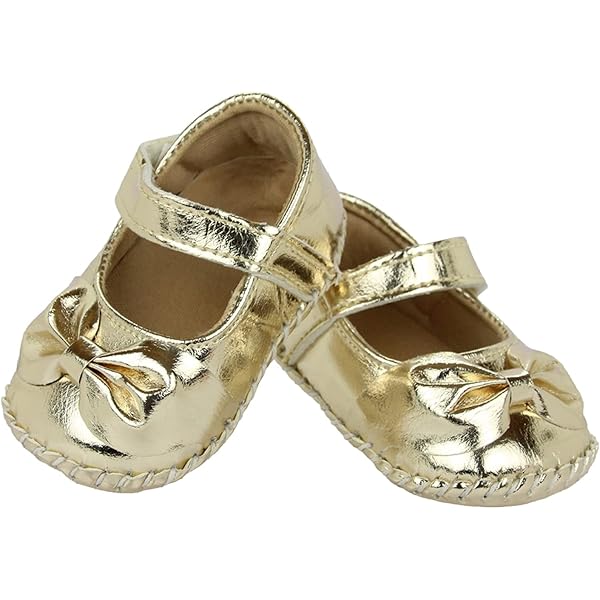 thumbnail image 2 of BOBOGOJP Baby Girls Shoes Infant Mary Jane Dress Bowknot Princess Crib Flats For Newborn First Walkers Beige 7 2 of 10