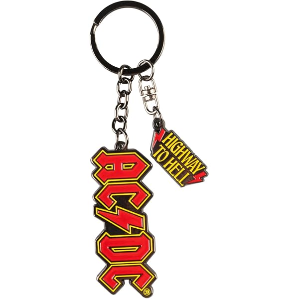 Guns N' Roses Portachiavi Ufficiale Con Logo Classico | Ciondolo In Metallo 4x9 Cm Per Fan Della Band