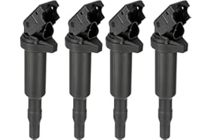GEARLEADER 4PCS Ignition Coil Pack Unit 0221504470 12138647689 12137551049 for Mini R55-R61, for Peugeot 207 208 308 508 2008 3008 5008, for Citroën/DS C3-C5 / DS3-DS4