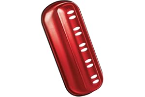 Zenker Stollenbackform 31 cm Sparkling Christmas, hochwertige Stollenform mit Antihaftbeschichtung für kinderleichtes Backen, Backform für Christstollen zum selber machen (Farbe: Rot)