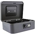 Burg Wachter 8" Money 5020 Combination Lock Cash Box - Black
