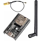 DUBEUYEW 1 Pack ESP32-WROOM-32U ESP32 DevKitC V4 USB-C with Antenna Kit