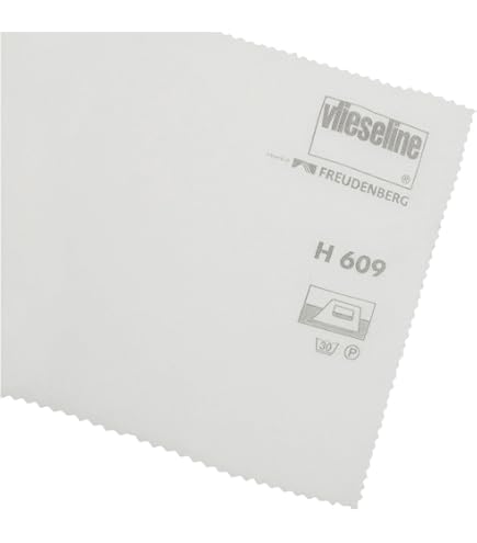 Vilene Standard Einlage-Stoff – 90 Cm Breit, Weiß, Meterware Zum Einnähen Von Kleidung & Accessoires