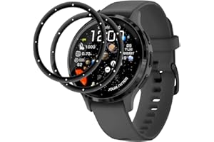 IQShield Screen Protector for Garmin Venu 3s, Ultra Clear Tempered Glass, Protective Film for Garmin 3s, 3sD Full Coverage, Touch Sensitive, Bubble-Free - 2 Pack