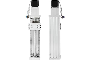 RATTMMOTOR CNC Linearführung,Linearantrieb Effektiver Hub 200mm Linearaktuator,X Y Z Achse,Aluminiumlegierung CNC Kugelumlaufspindel SFU1605 mit Nema23 Schrittmotor