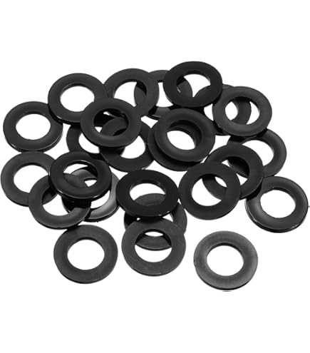 TERF® White Nylon Spacer Washer M6 (6mm) X 24mm X 5mm Nylon Spacer Washers Size: 6mm Inside Diameter (Hole) X 24mm Out Side Large Diameter X 5mm Thickness - Pack Of 8 - View #5