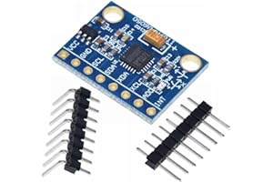 CIZIHUU 1pcs Module MPU-6050 Capteurs de gyro analogiques à 3 axes + module d'accéléromètre à 3 axes