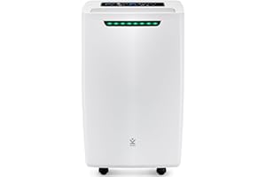 Avalla X-200 Deshumidificateur d air Portable Absorbeur d'humidité pour la Maison et le Bureau 20L/jour, avec mode de Séchage des Vêtements, Réservoir 5,5-195³/h couverture de toute la maison