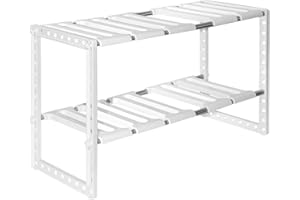 eyepower Rega? podszafkowy teleskopowy rega? do zmywarki wk?ad rega?owy 39-67 cm bia?y